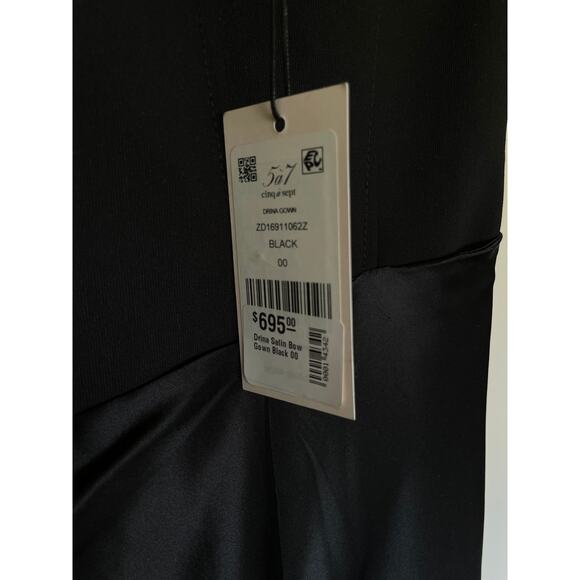 New Cinq a Sept Black Drina Gown - Picture 5 of 5